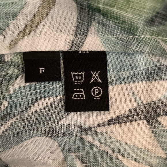 Jim Thompson Linen Boxy Midi Dress Bamboo Print. Size ?S? - Picture 6 of 16